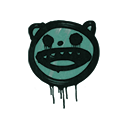 Sealed Graffiti | Happy Cat (Frog Green)