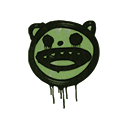 Sealed Graffiti | Happy Cat (Battle Green)