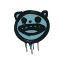 Sealed Graffiti | Happy Cat (Wire Blue)