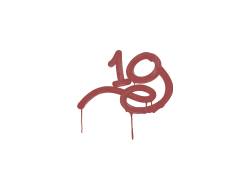 Grafiti precintado | 1G (rojo sangre)