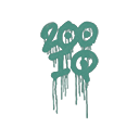 Sealed Graffiti | 200 IQ (Frog Green)