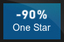90% OFF One Star