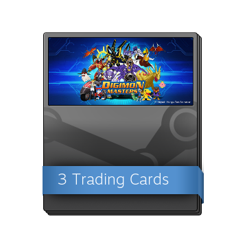 Free Digimon Masters Online Booster Pack Steam Trading Cards - GameTame