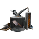 Killstreak Flying Guillotine Kit não fabricável