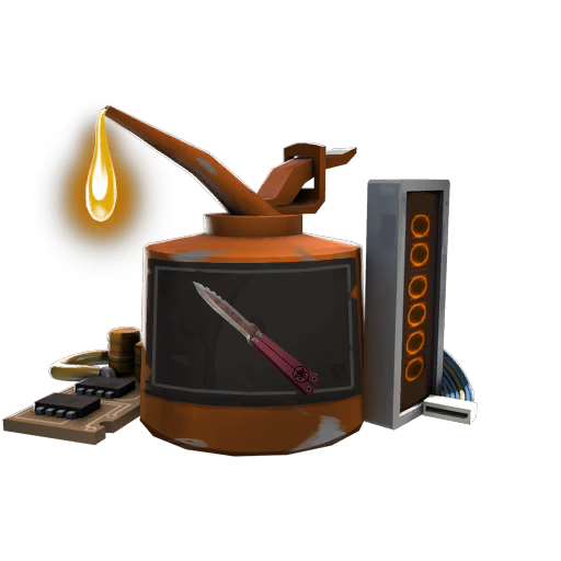 Non-Craftable Professional Killstreak Black Rose Kit