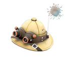 Unusual Lord Cockswain's Pith Helmet