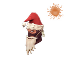 Unusual Shoestring Santa