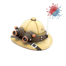 Unusual Lord Cockswain's Pith Helmet
