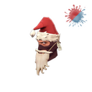 Unusual Shoestring Santa