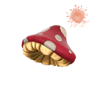 Unusual Toadstool Topper