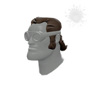 Unusual Peacenik's Ponytail