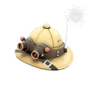 Unusual Lord Cockswain's Pith Helmet