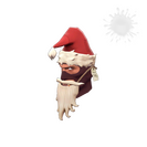 Unusual Shoestring Santa