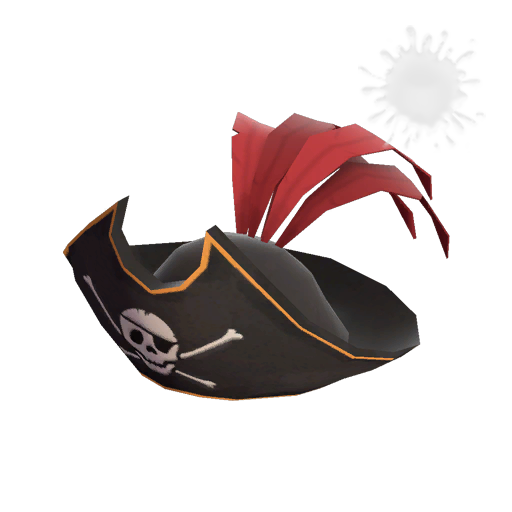 Burning Flames Buccaneer's Bicorne