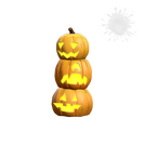 Unusual Towering Patch of Pumpkins
