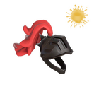 Unusual Dark Falkirk Helm