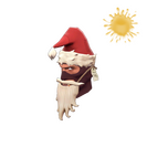 Unusual Shoestring Santa