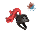 Unusual Dark Falkirk Helm
