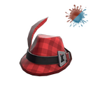 Unusual Tartan Tyrolean