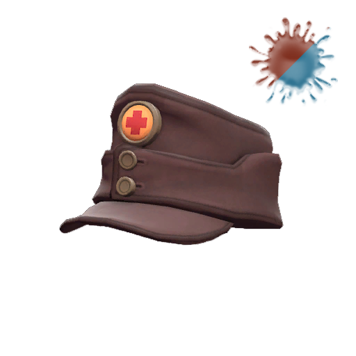 Burning Flames Medic's Mountain Cap