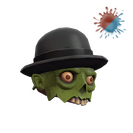 Unusual Second-Head Headwear