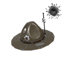 Unusual Full Metal Drill Hat