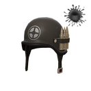 Unusual Full Metal Helmet