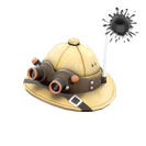 Unusual Lord Cockswain's Pith Helmet