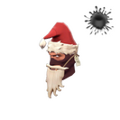 Unusual Shoestring Santa