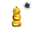 Unusual Towering Patch of Pumpkins