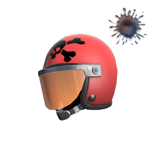 Strange Unusual Death Racer's Helmet