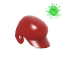 Unusual Batter's Helmet