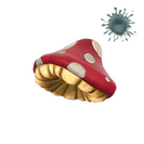 Unusual Toadstool Topper