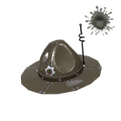 Unusual Full Metal Drill Hat