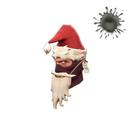 Unusual Shoestring Santa
