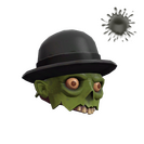 Unusual Second-Head Headwear
