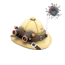 Unusual Lord Cockswain's Pith Helmet
