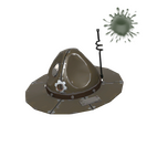 Unusual Full Metal Drill Hat