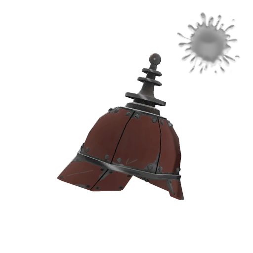 Steaming Platinum Pickelhaube