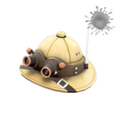 Unusual Lord Cockswain's Pith Helmet
