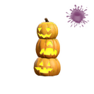 Unusual Towering Patch of Pumpkins