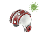 Unusual Cyborg Stunt Helmet