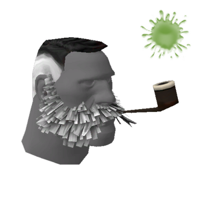 Strange Lord Cockswain's Novelty Mutton Chops and Pipe