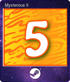 Mysterious Trading Cards - Card 5 of 10 - Mysterious Card 5