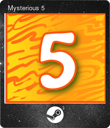 Mysterious Trading Cards - Card 5 of 10 - Mysterious Card 5