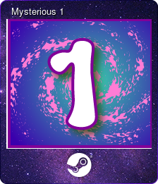 Mysterious Trading Cards - Card 1 of 10 - Mysterious Card 1