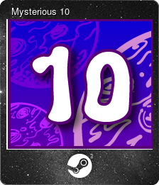 Mysterious Trading Cards - Card 10 of 10 - Mysterious Card 10