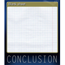 Blank sheet