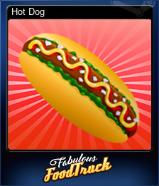 Series 1 - Card 4 of 6 - Hot Dog