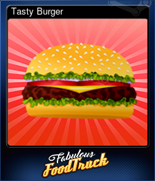 Series 1 - Card 3 of 6 - Tasty Burger